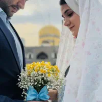 عکاسی عروس و داماد در حرم امام رضا علیه السلام