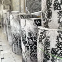 جشنواره دنیای کناره*روپله ای*گلیم فرش کاشان به روز|گلیم، جاجیم، گبه|قم, امامزاده ابراهیم|دیوار