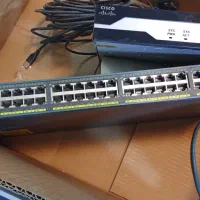 سوییچ ۴۸پورت و روتر سیسکو