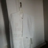 کت و شلوار سفید مجلسی