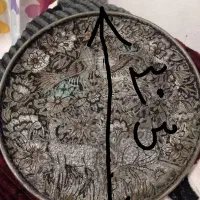 سینی مسی قدیمی قلم کاری