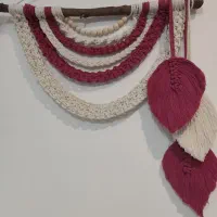 دیوارکوب مکرومه