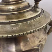 سماور قدیمی زیبا|کلکسیون اشیاء عتیقه|گلپایگان, |دیوار