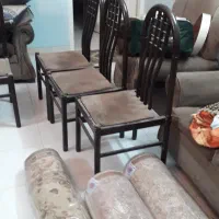 مبل شش نفره و میز و صندلی|مبلمان خانگی و میز عسلی|قم, زنبیل آباد|دیوار