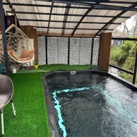 اجاره کلبه دو خواب استخردار کنار رودخانه