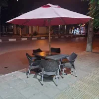 میز و صندلی پلاستیکی تاشو پایه فلز