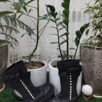 چکمه تمام چرم دخترانه|کفش و لباس بچه|شهرکرد, |دیوار