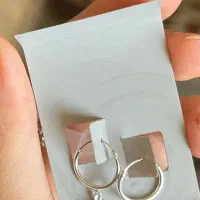 گوشواره ماه نقره|جواهرات|یاسوج, |دیوار