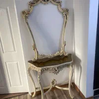 آیینه کنسول چوبی