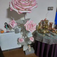 شب خواب و گل رز|گل مصنوعی|بروجرد, |دیوار