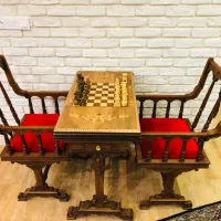 میز شطرنج سلطنتی چوبی نو