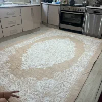 رو فرشی دور کش دار مخمل شانل