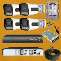 دوربین مداربسته 5مگاپیکسل/کیس پر نور/پکیج کامل*