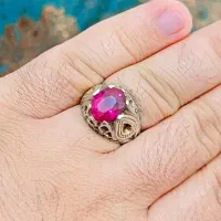 یاقوت سرخ آفریقا ( برلیان کاری شده)