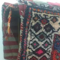 خورجین دستبافت قدیمی|گلیم، جاجیم، گبه|اردبیل, |دیوار