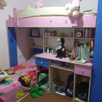 تخت دو طبقه با خوشخواب.