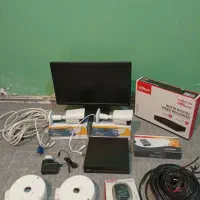 دوربین مداربسته همراه با مودم و مانیتور