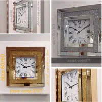 ساعت آینه ای مربع سه تیکه|ساعت دیواری و تزئینی|خرمآباد, |دیوار