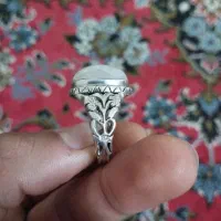 انگشتر تمام نقره925با سنگ در نجف