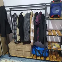 قفسه و رگال|کتابخانه، شلف، قفسه‌های دیواری|شیروان (خراسان), |دیوار