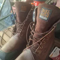 کفش پوتین استوک اورجینال چرم بوفالو|کیف، کفش، کمربند|همدان, |دیوار