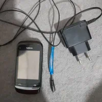 گوشی نوکیا C2 کارکرده سالم همراه شارژر ۲ سیم کارت