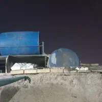 فروش دوعدد بشکه آبی پلاستیکی  بدون درب