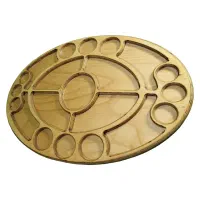 تولید سینی مزه چوبی وآجیل خوری وشیرینی خوری لاکچری|ظروف سرو و پذیرایی|بافق, |دیوار