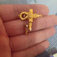 قفل چالشتری آب طلا کاری