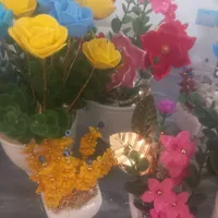 گل‌‌های‌مصنوعی ‌باگلدان|گل مصنوعی|علی‌آباد کتول, |دیوار