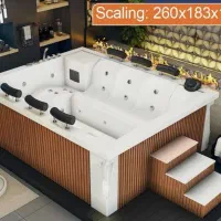 جکوزی 8 نفره ۲۶۰در۱۸۰