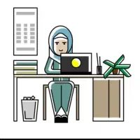 کارمند خانم دقیق جهت آمارگیری