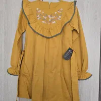 پیراهن پاییزه دخترانه ۹ تا ۱۱ سال