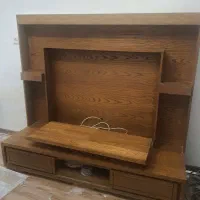 میز تلوزیون تمام چوب کار مبلمان ترنج سناباد