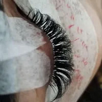 مدل برای اکستنشن مژه. فقط هزینه مواد