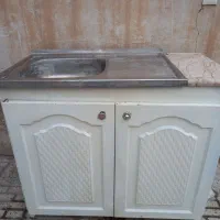 کابینت فلزی به همراه سینک ظرفشویی