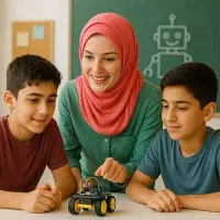 دعوت به همکاری در زمینه آموزش رباتیک در آبادان