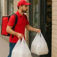 تحویل نایلکس در کمتر از ۳۰ دقیقه درب فروشگاه شما