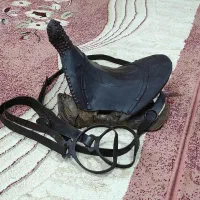 زین اسب قدیمی عتیقه،کله زین کلکسیونی و رکاب|اسب و تجهیزات اسب‌سواری|نکا, |دیوار