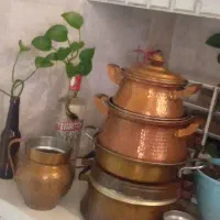معاملات ظروف مسی و روحی و تفلون و برنجی وغیره.|ظروف پخت‌وپز|مشهد, آزادشهر|دیوار