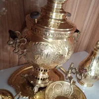 سماور ذغالی برنجی|سماور، چای‌ساز، قهوه‌ساز|زنجان, |دیوار