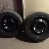 یک جفت رینگ و لاستیک 15|قطعات یدکی و لوازم جانبی|تربت جام, بیست متری منبع آب|دیوار