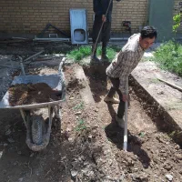 چاه کنی و تخریب ساختمان