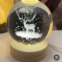 گوی کریستالی طرح گوزن