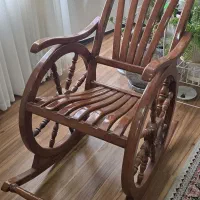 صندلی راکی چوب راش