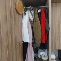 کمد دیواری همراه تخت ۲نفره تاشو|تخت و سرویس خواب|زنجان, |دیوار