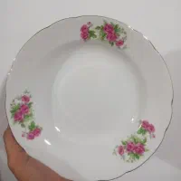 یک دست خورشت خوری گل سرخی نو
