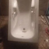 وان با پایه فلزی محکم اندازه ۶۰عرض طول ۱۸۰|لوازم حمام|زنجان, |دیوار