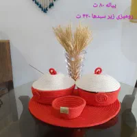 نخ پنبه و قیطان هنر دوخت دست|پرده، رانر، رومیزی|محمدشهر, شهرک پیام (مهرالبرز)|دیوار