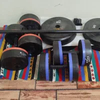 دمبل و هالتر و وزنه بتنی